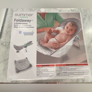 Summer Infant Foldaway 2-Position Baby Bather - Gray